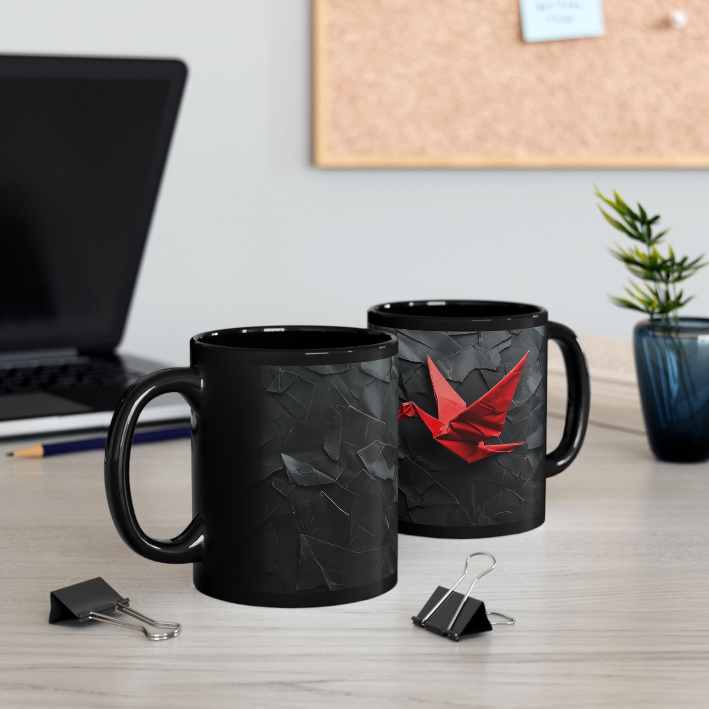 Red Origami Mug