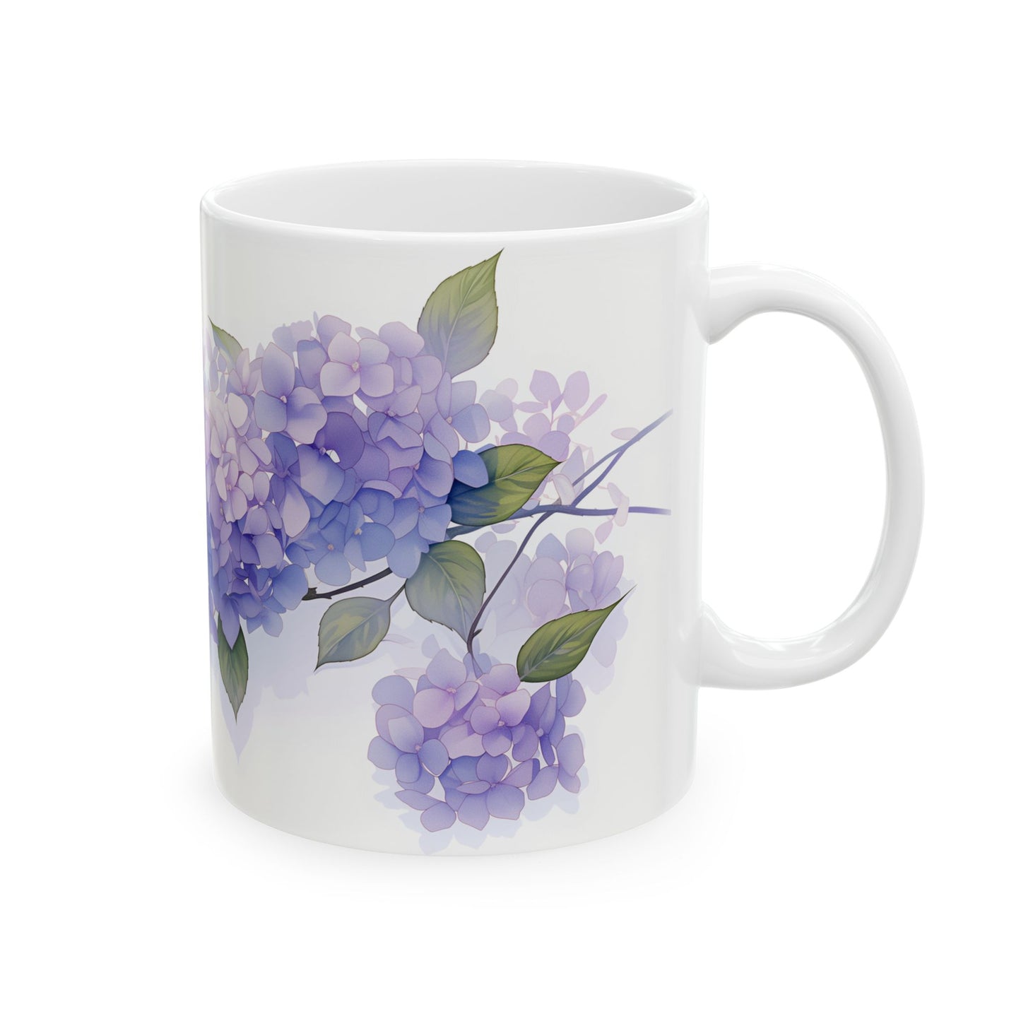 Purple Hydrangea Flower Hustle Mug