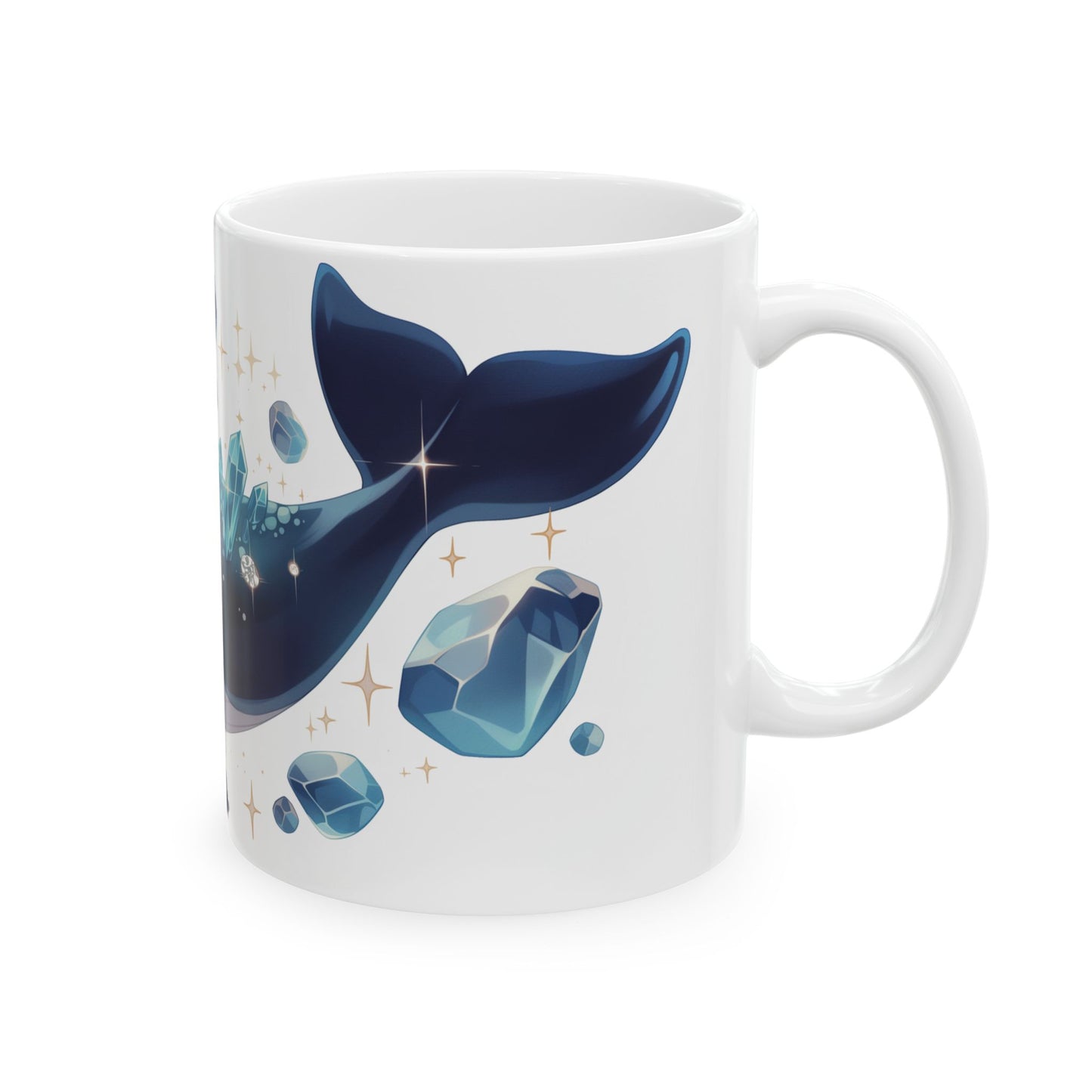 Whale and Jewels Mug Series (Navy Edition)
