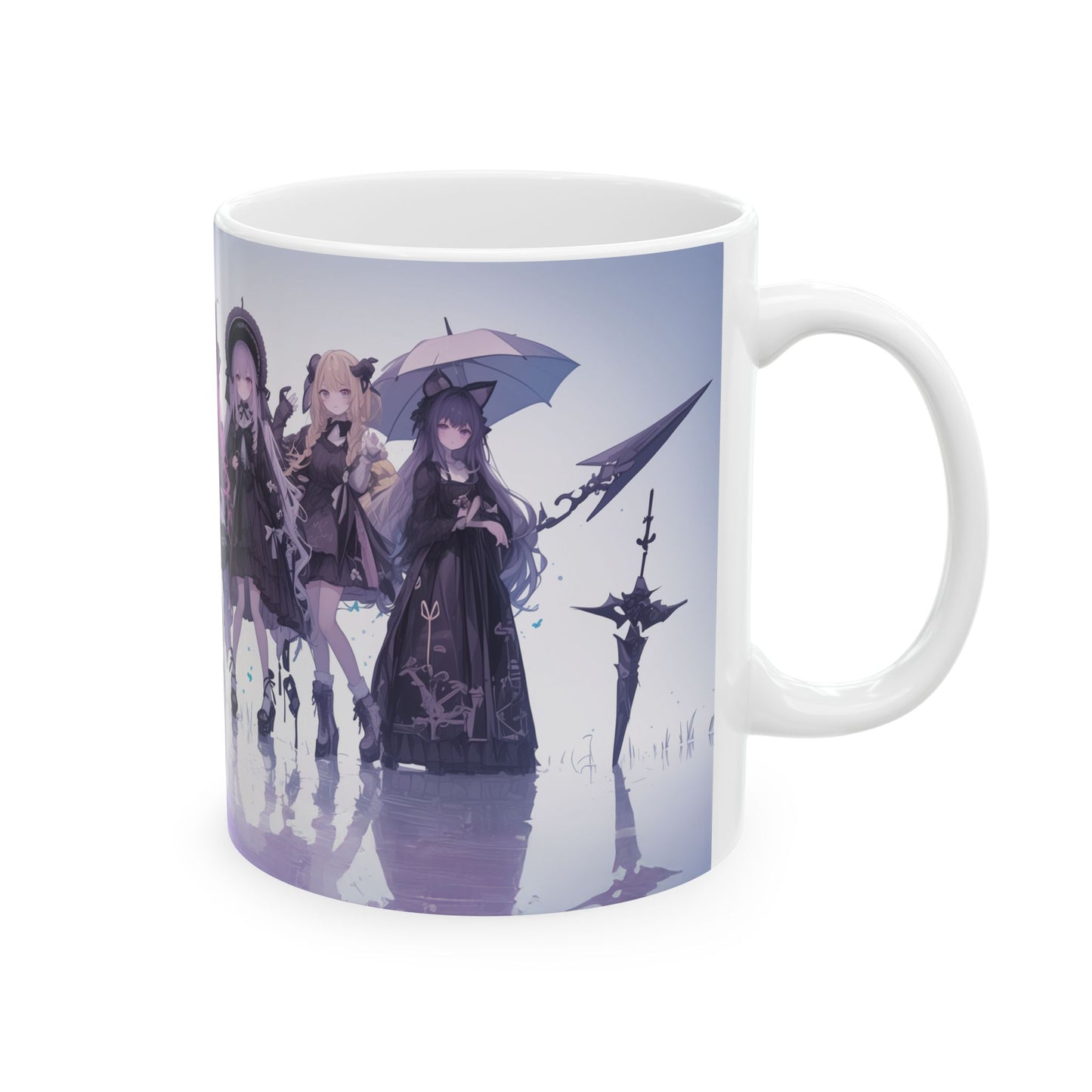 Japanese Harajuku Girls on a Rainy Sunday mug