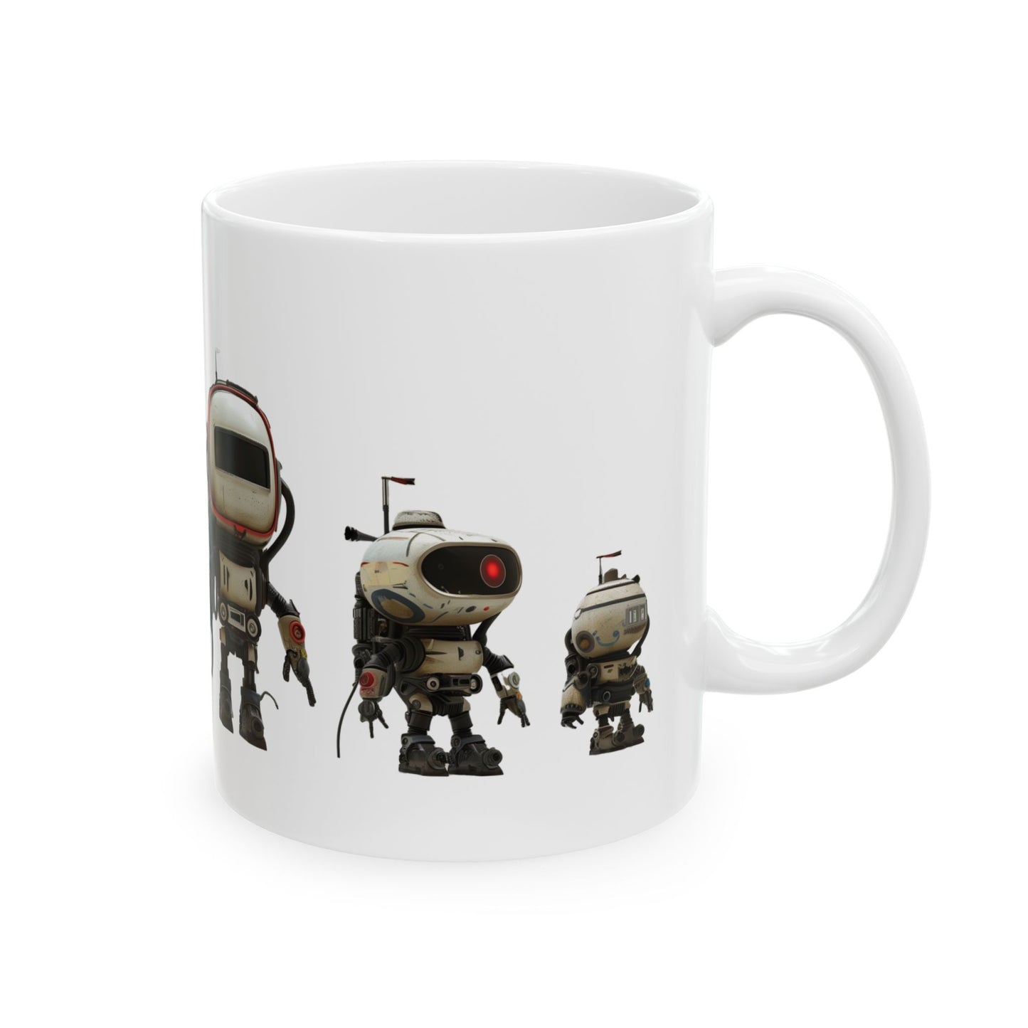 Japanese Retro robot marvels mug