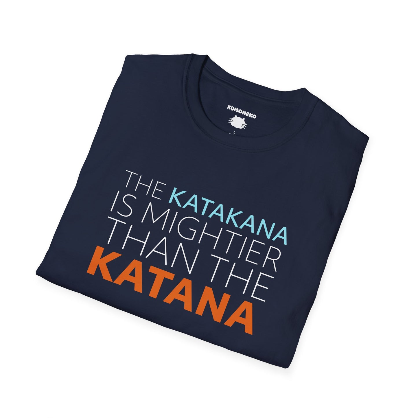 Katakana vs Katana Funny Japanese T-Shirt