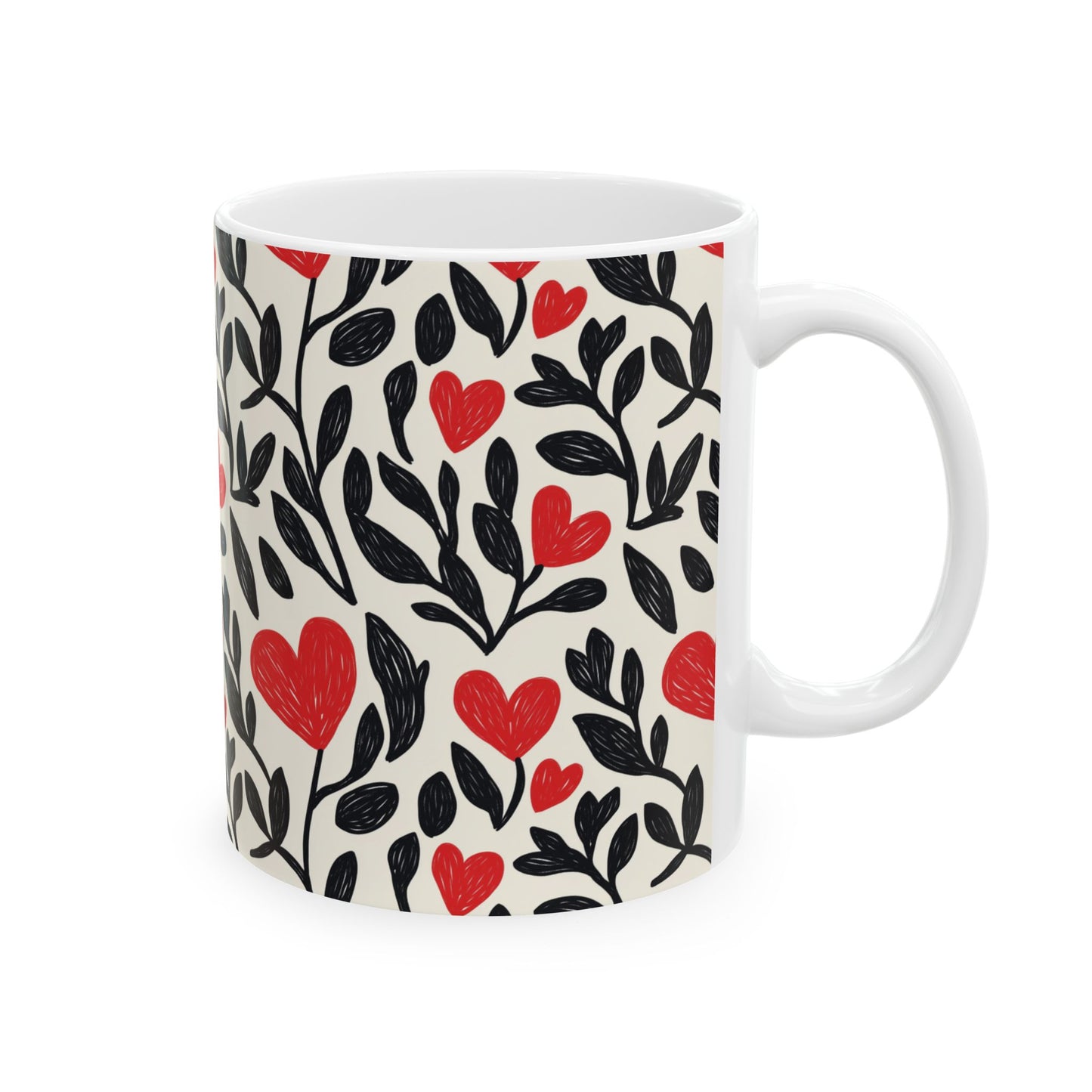 Floral Mug Wild Hearts