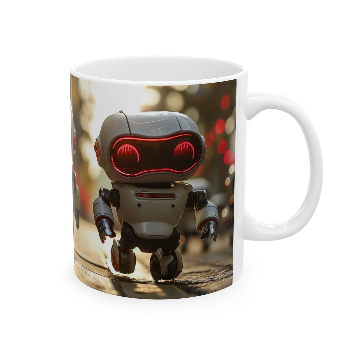 Robot Squad on a Tokyo Street mug