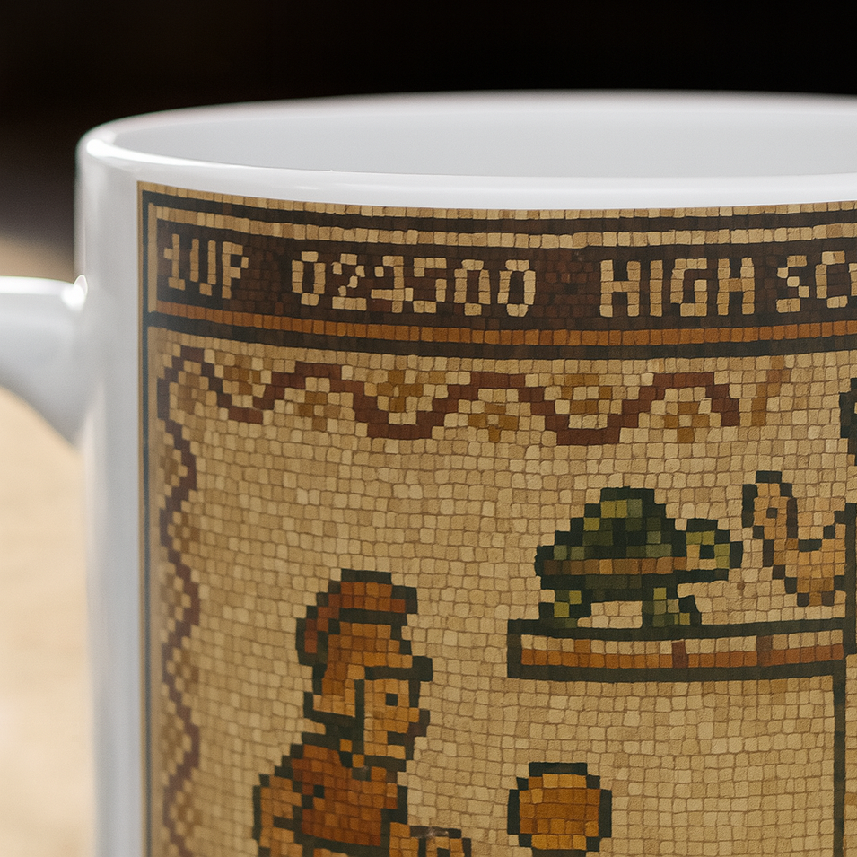 Roman Mosaic Meets Pixel Japan