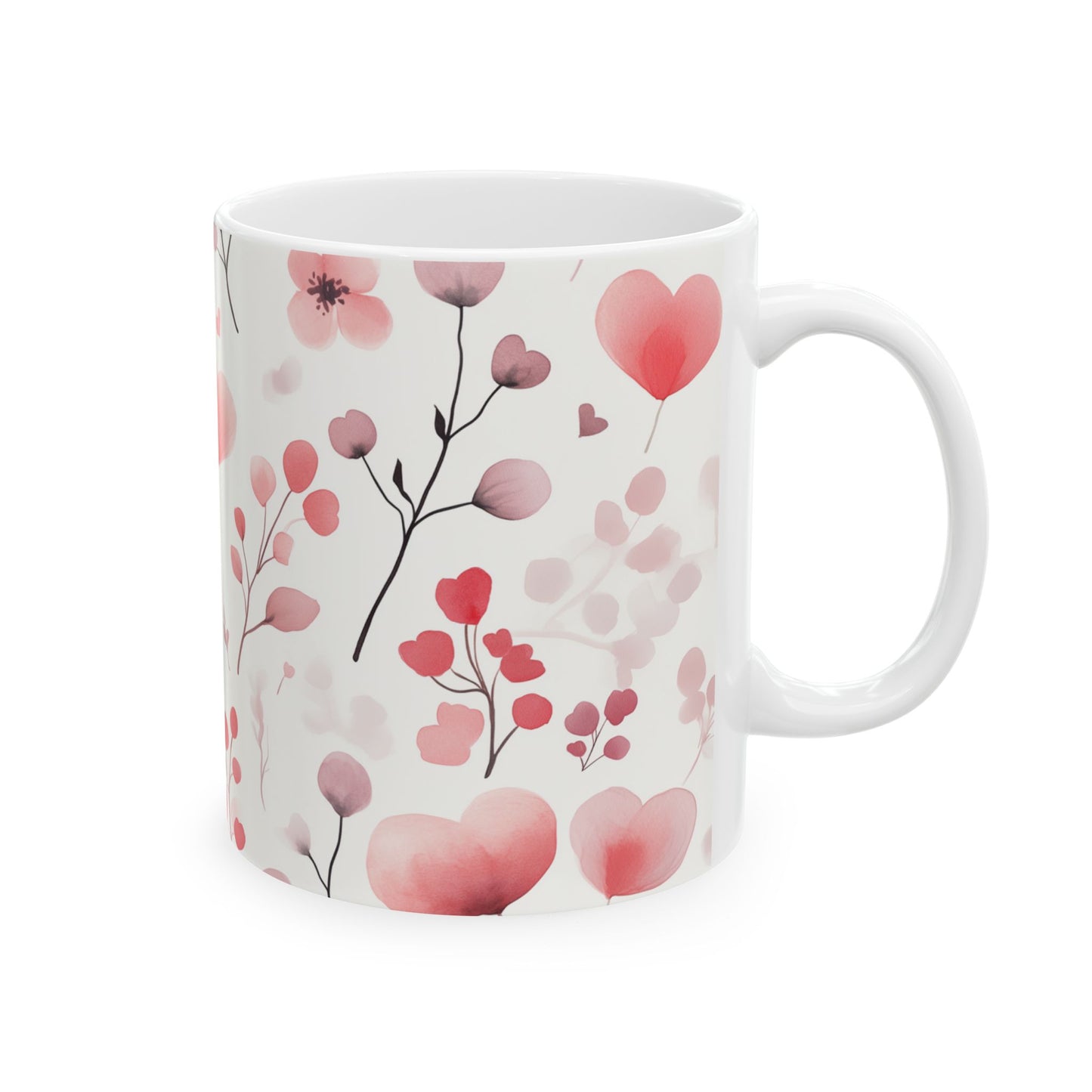 Floral Mug Hearts & Twigs