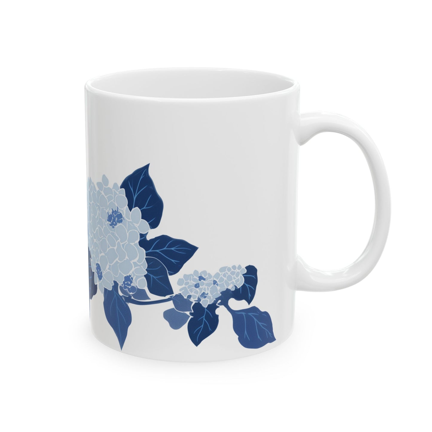 Blooming Kimono Flower Mug Series (Dark Blue Edition)