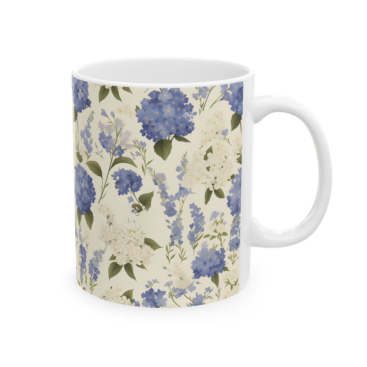 Blue and White Glory Flower Mug | Japanese Summer Colors