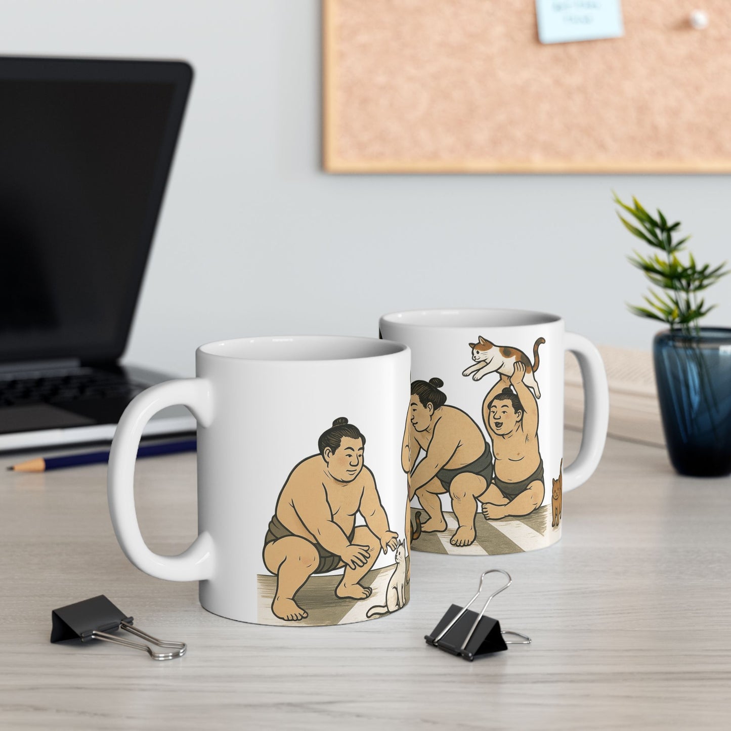Sumo & the Cat Parade Mug