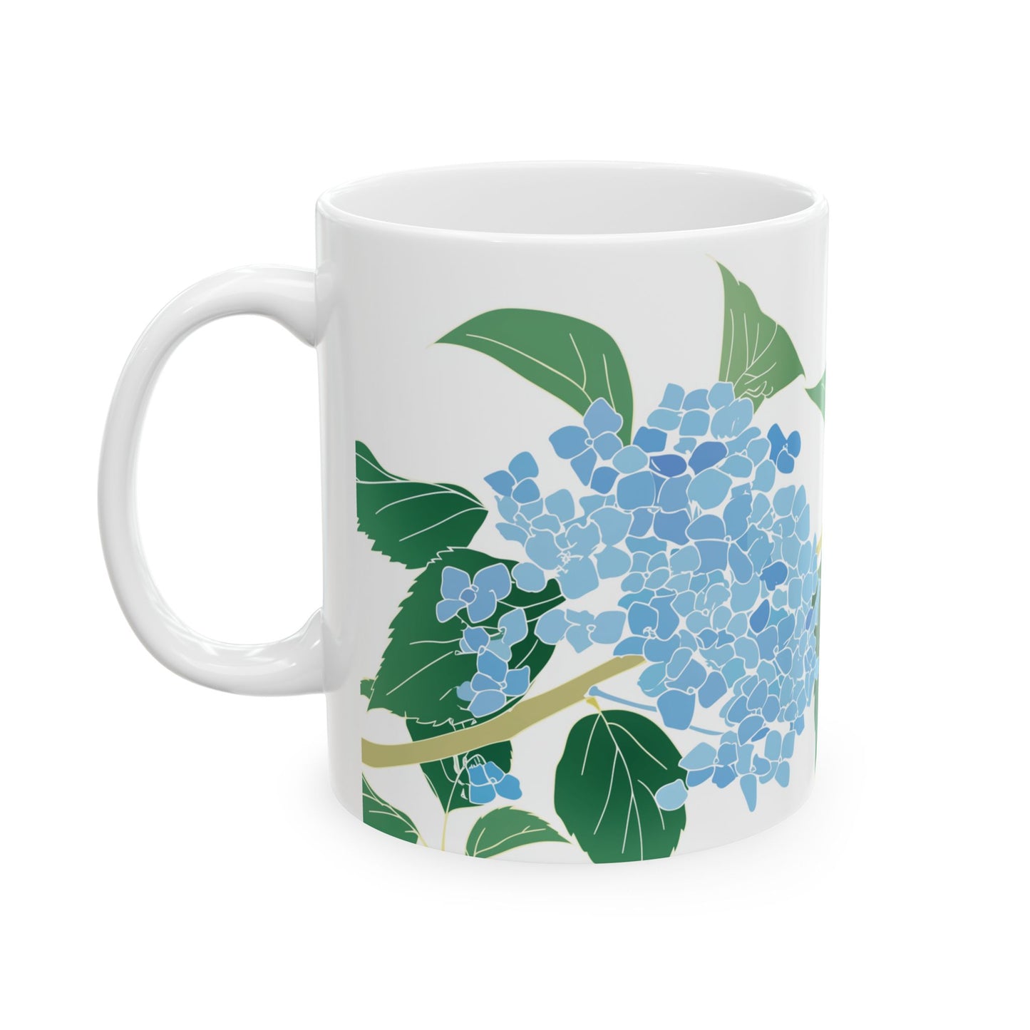 Blooming Kimono Flower Mug Series (Azure Edition)