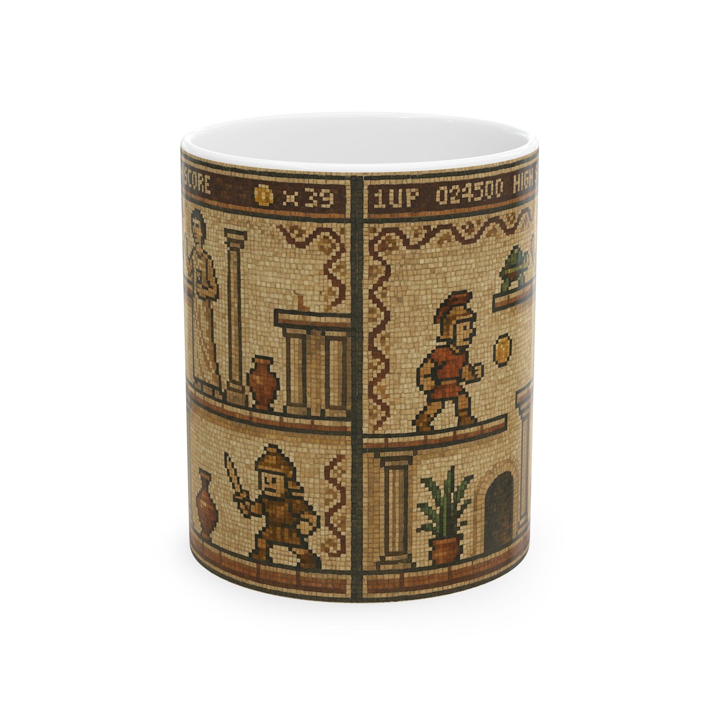 Roman Mosaic Meets Pixel Japan