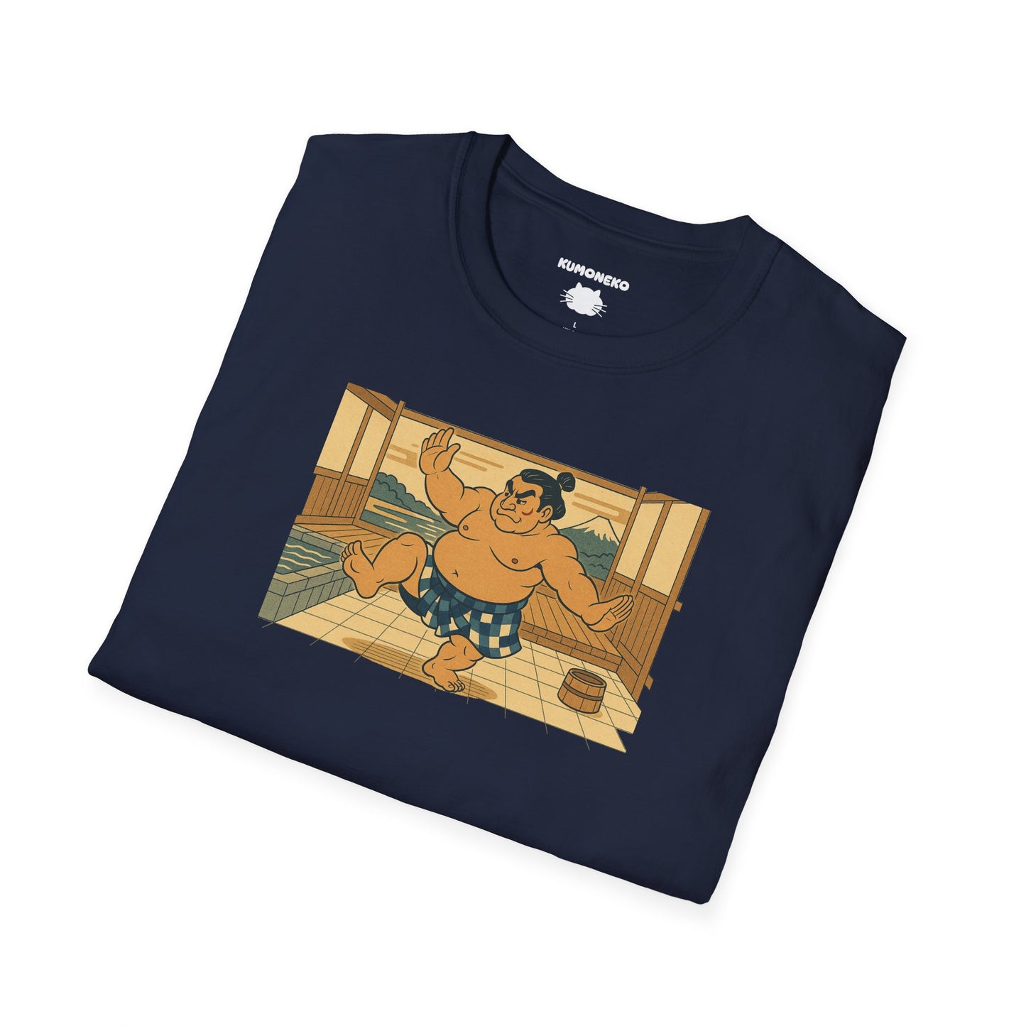 Retro Sumo Wrestler T Shirt