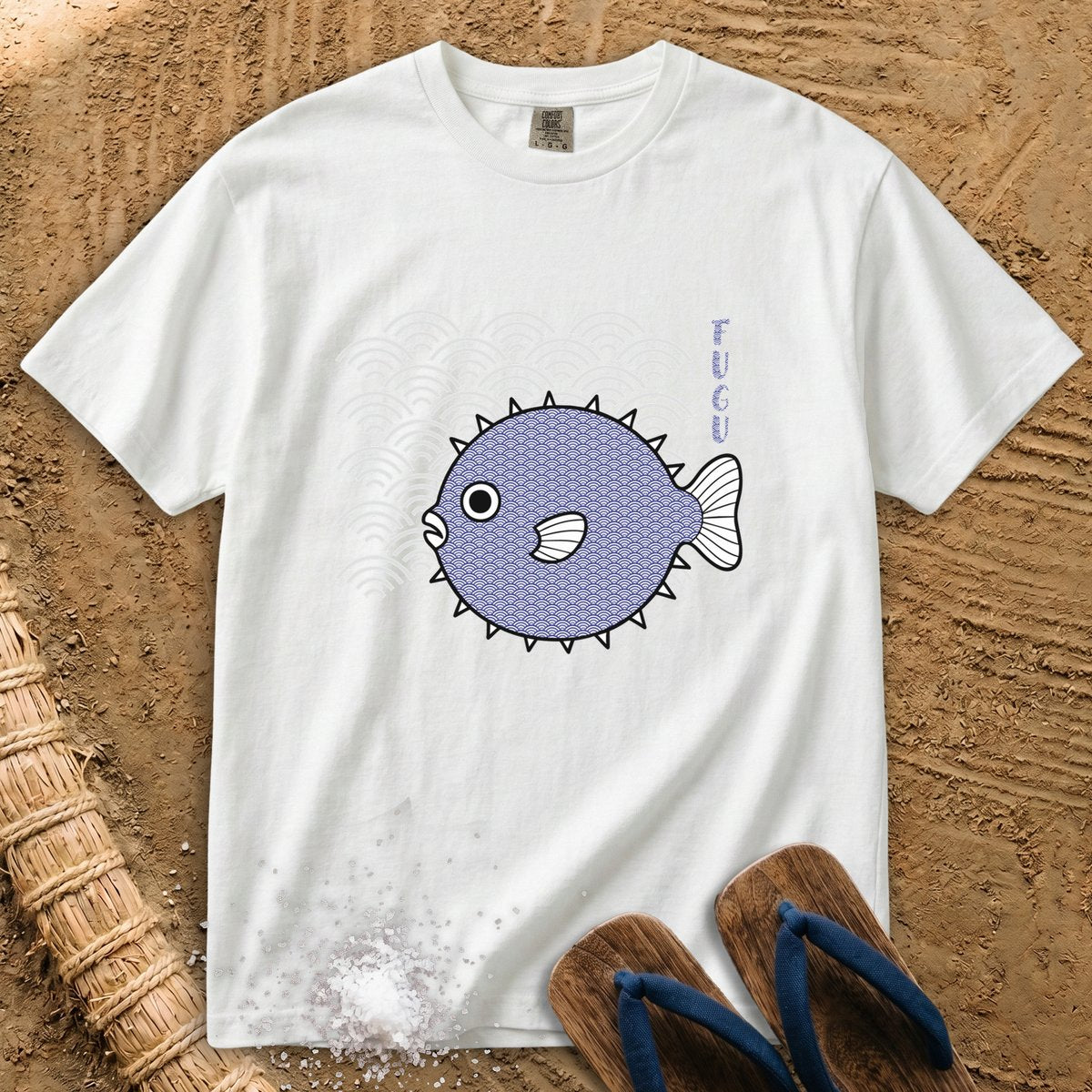 Japanese pattern Fugu T-Shirt
