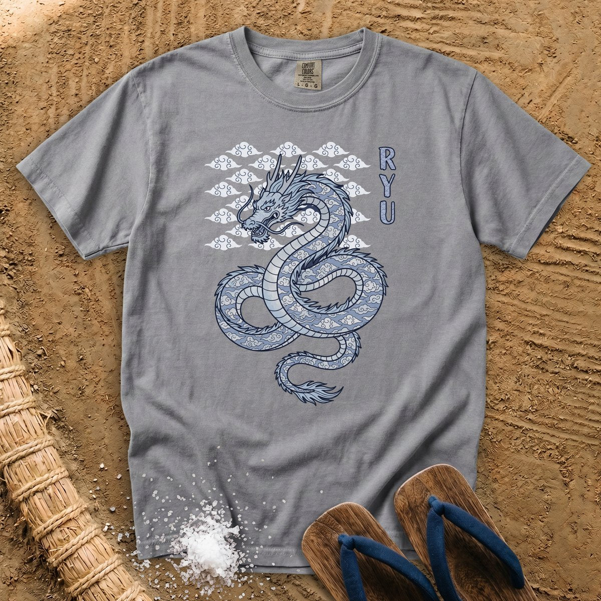 Japanese pattern Ryu Dragon T-Shirt