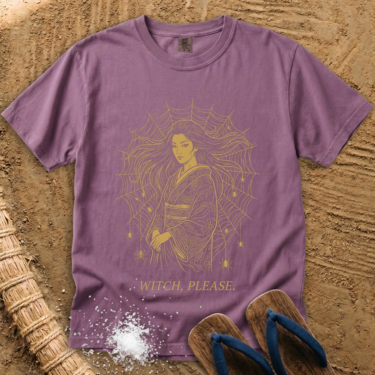 Witch, Please — Spider Web Kimono T-Shirt