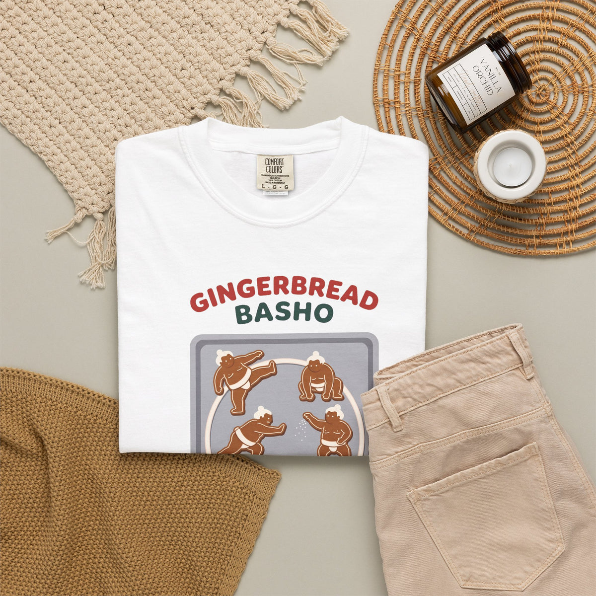 Gingerbread Basho: Sumo Cookie Showdown T-Shirt