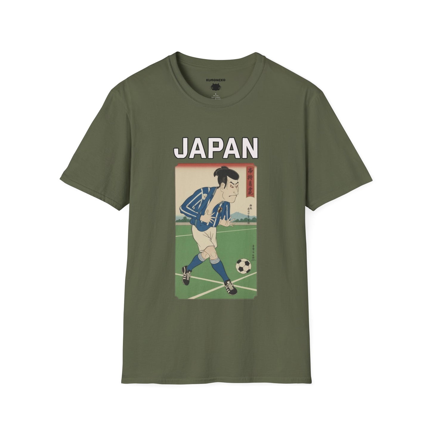 Japan soccer ukiyo-e t-shirt