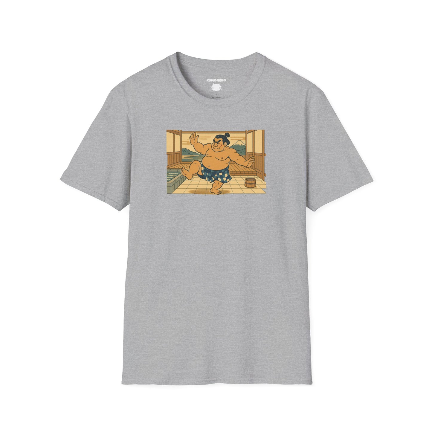 Retro Sumo Wrestler T Shirt