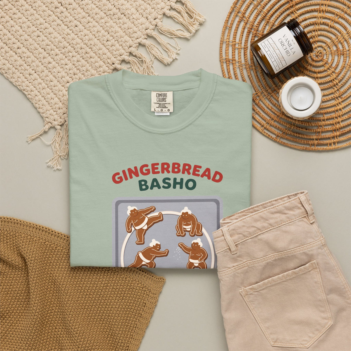 Gingerbread Basho: Sumo Cookie Showdown T-Shirt