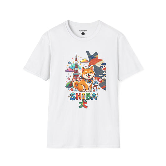 Shiba Inu Japan T-Shirt, Tokyo Tower