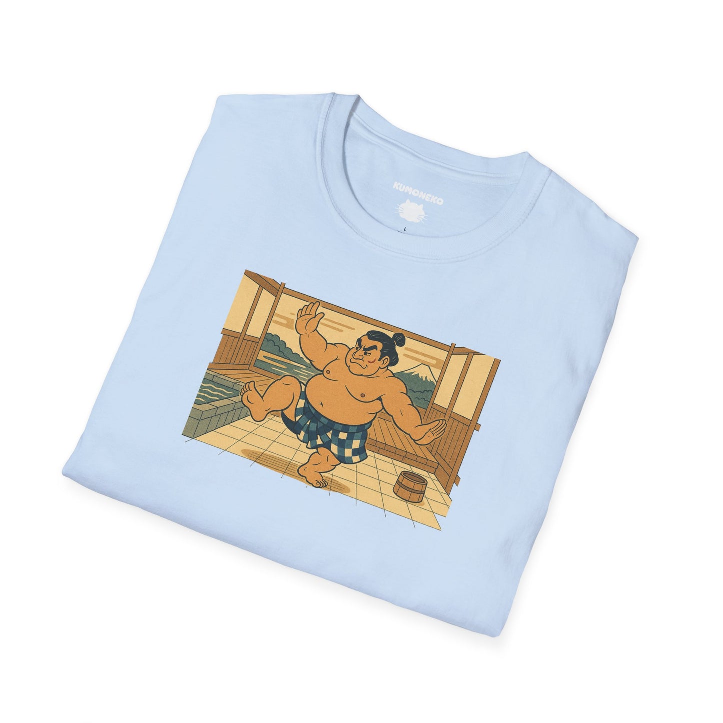 Retro Sumo Wrestler T Shirt