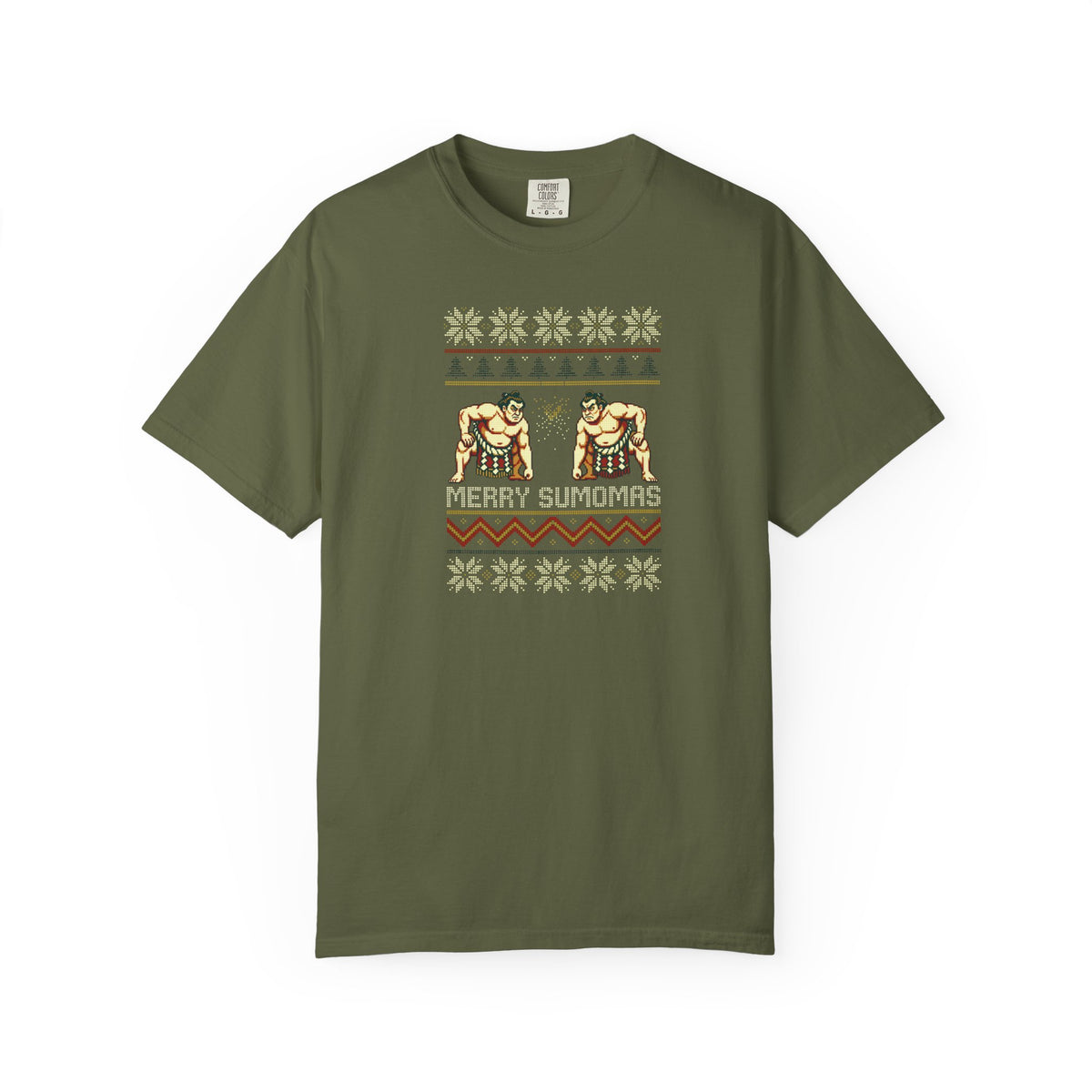 Merry Sumomas Pixel Sumo Knit T-Shirt