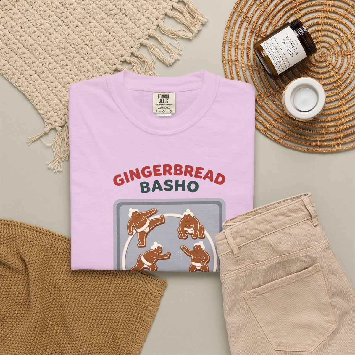 Gingerbread Basho: Sumo Cookie Showdown T-Shirt