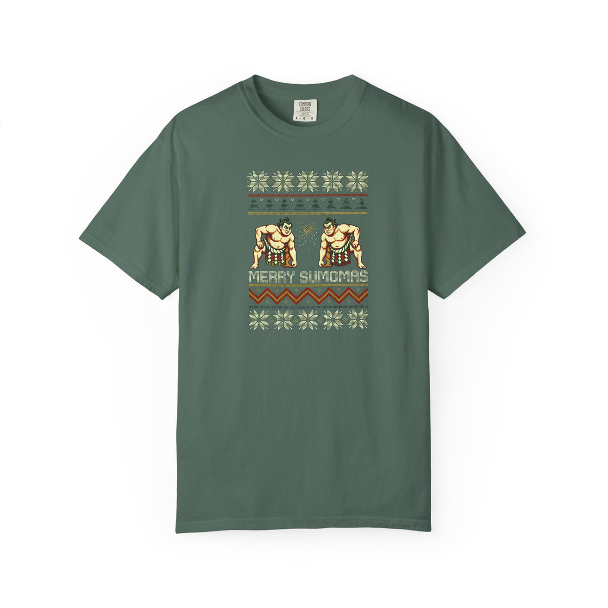 Merry Sumomas Pixel Sumo Knit T-Shirt