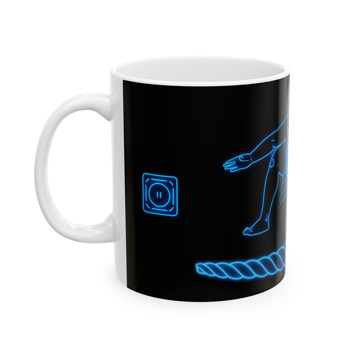 Sumo Neon Yokozuna White Mug