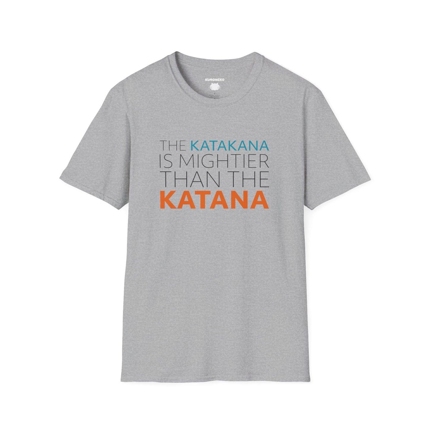 Katakana vs Katana Funny Japanese T-Shirt