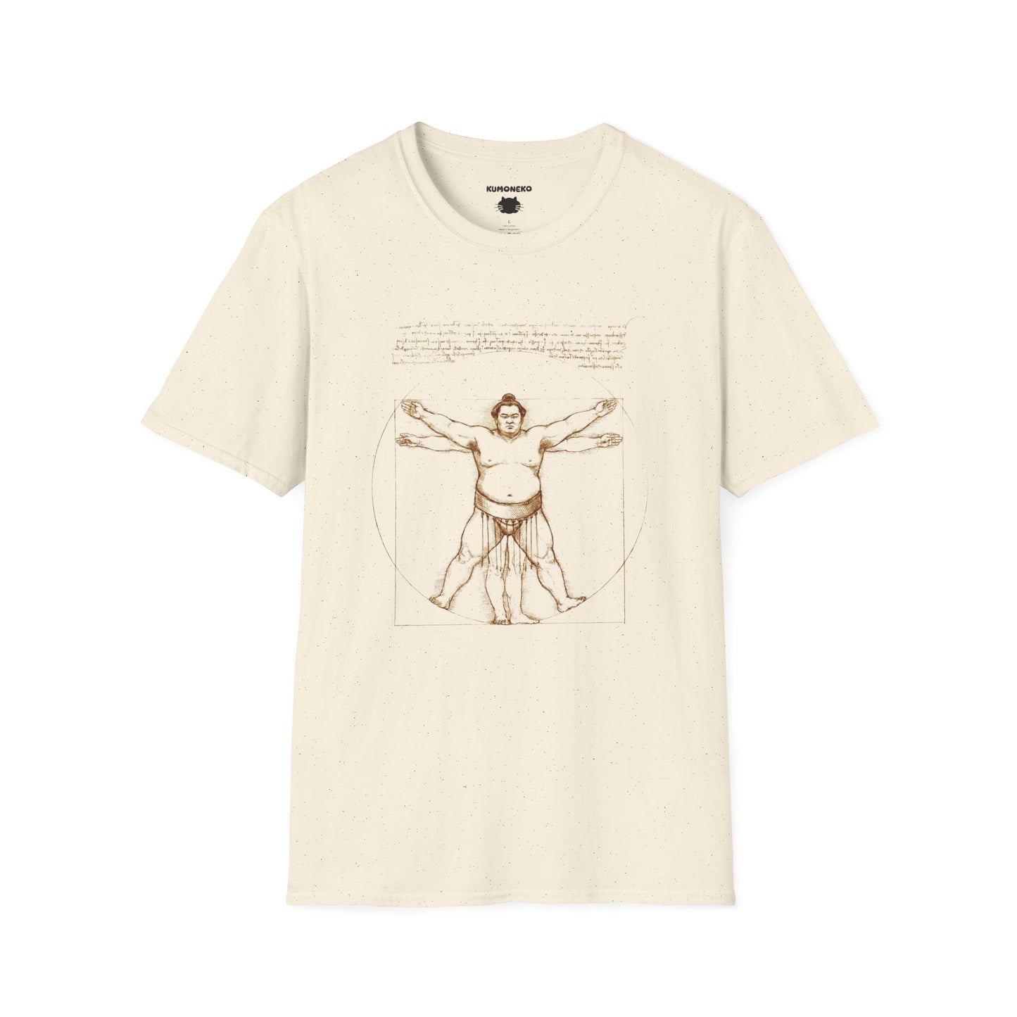 Vitruvian Sumo T-Shirt, Da Vinci Parody Art