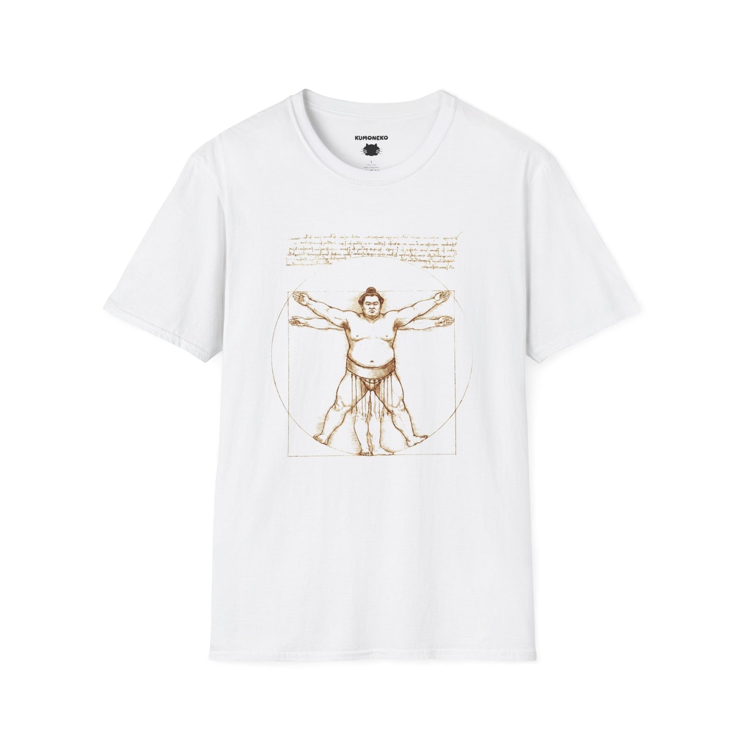 Vitruvian Sumo T-Shirt, Da Vinci Parody Art