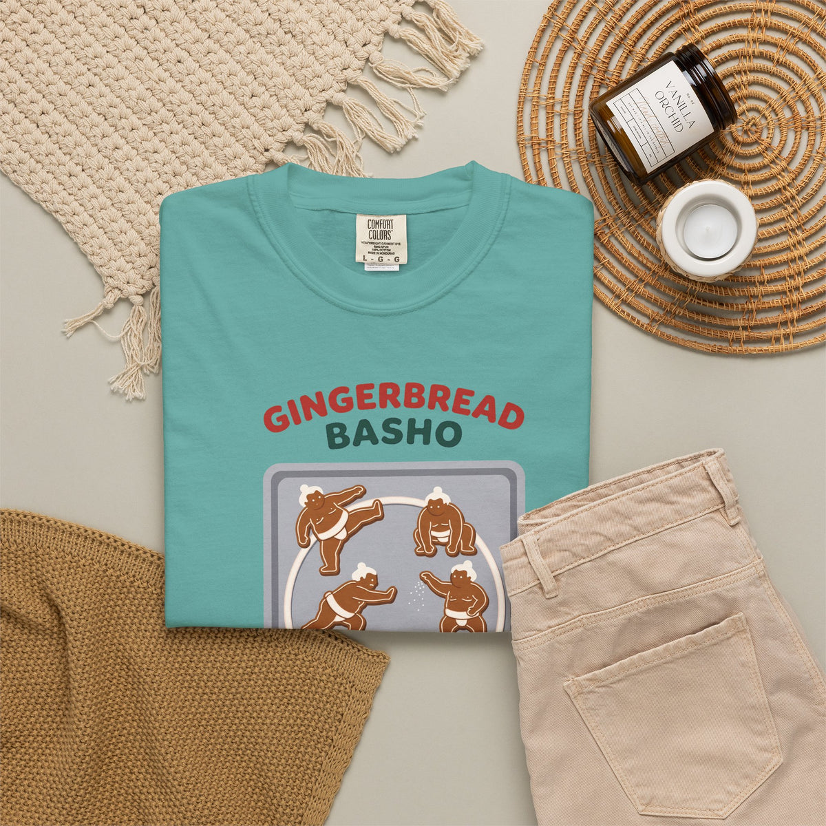 Gingerbread Basho: Sumo Cookie Showdown T-Shirt