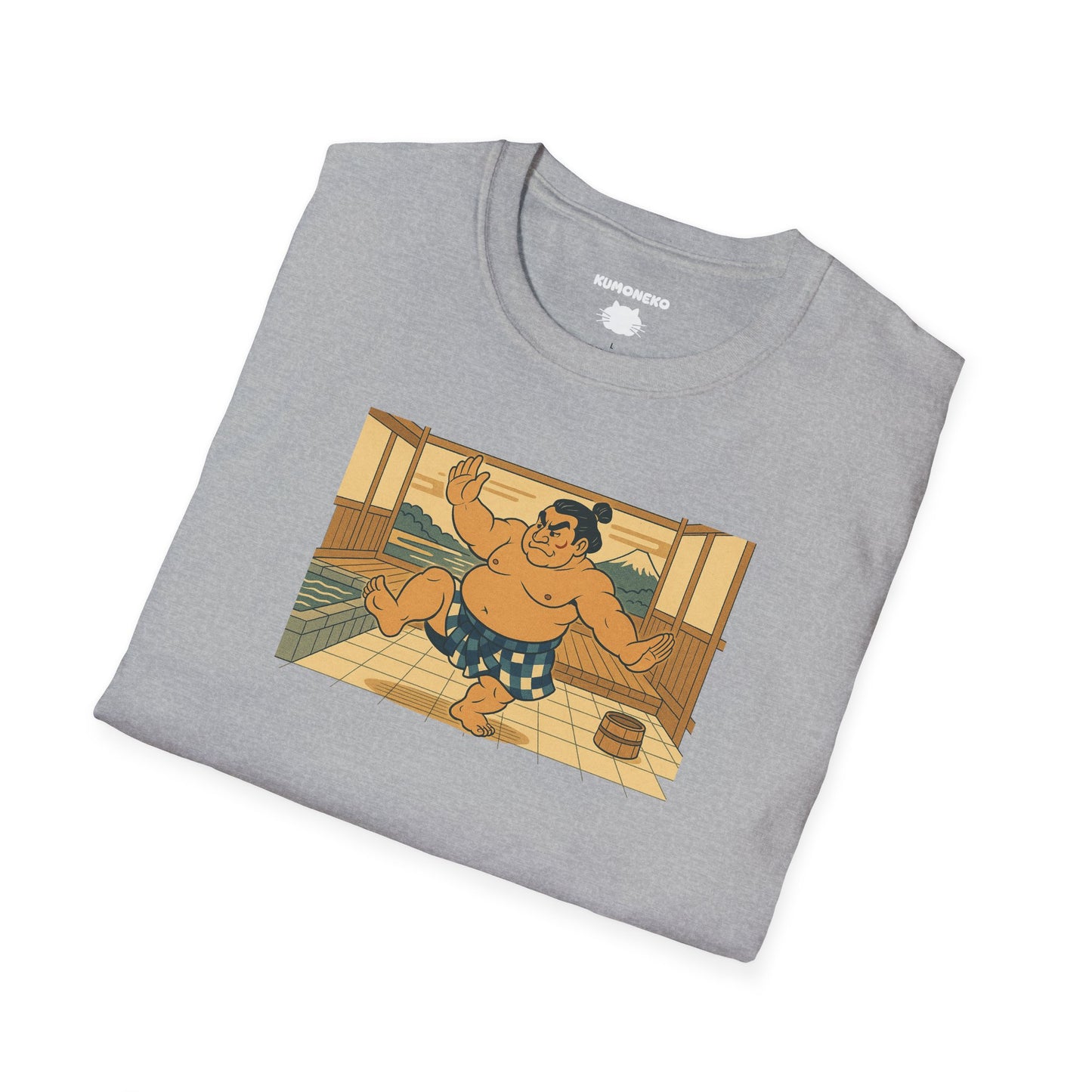 Retro Sumo Wrestler T Shirt