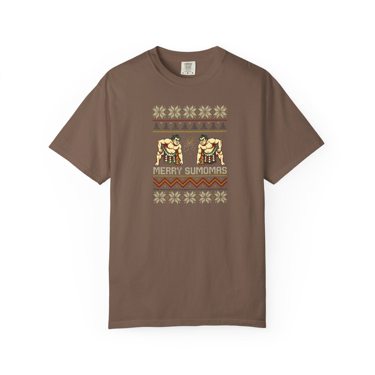 Merry Sumomas Pixel Sumo Knit T-Shirt