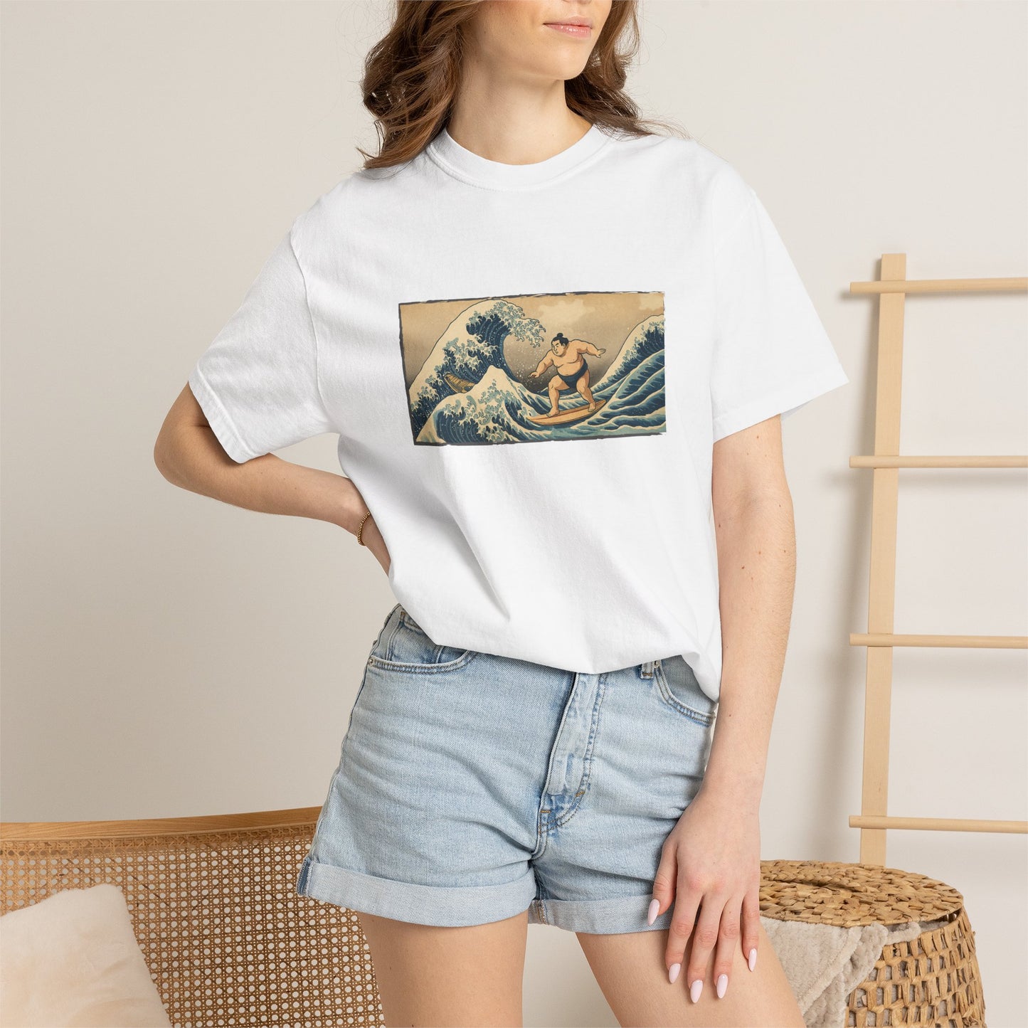 Sumo Surfer of Kanagawa T-Shirt
