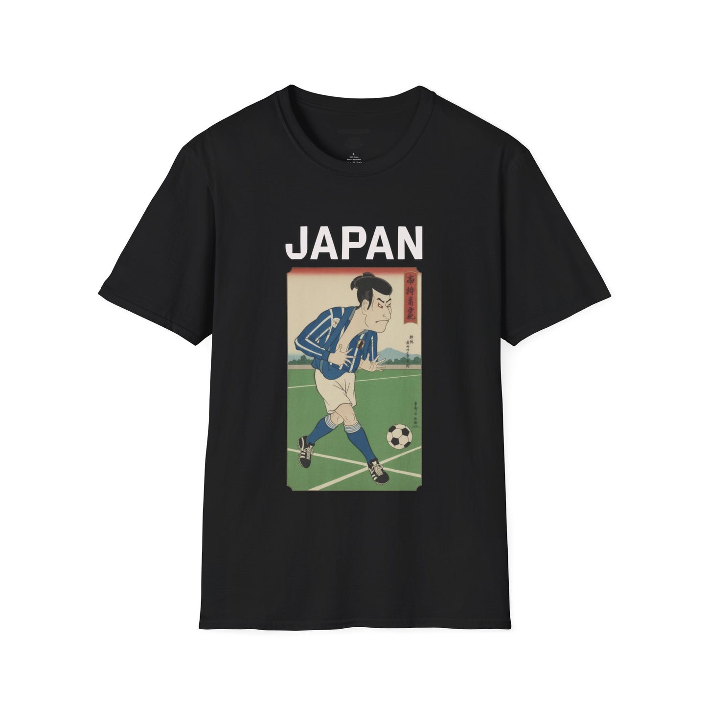 Japan soccer ukiyo-e t-shirt