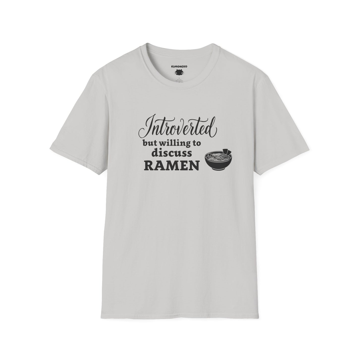 Introverted but willing to discuss ramen