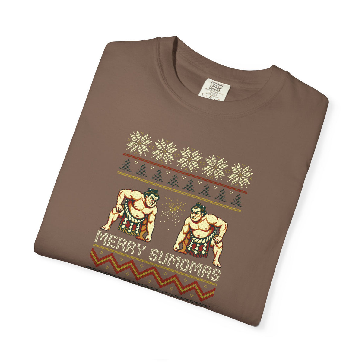 Merry Sumomas Pixel Sumo Knit T-Shirt