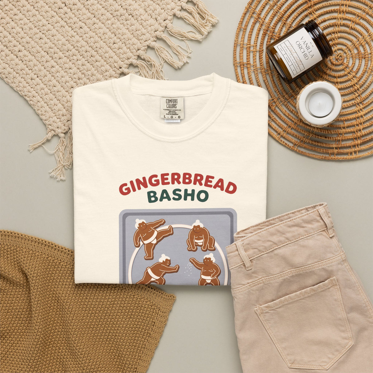 Gingerbread Basho: Sumo Cookie Showdown T-Shirt