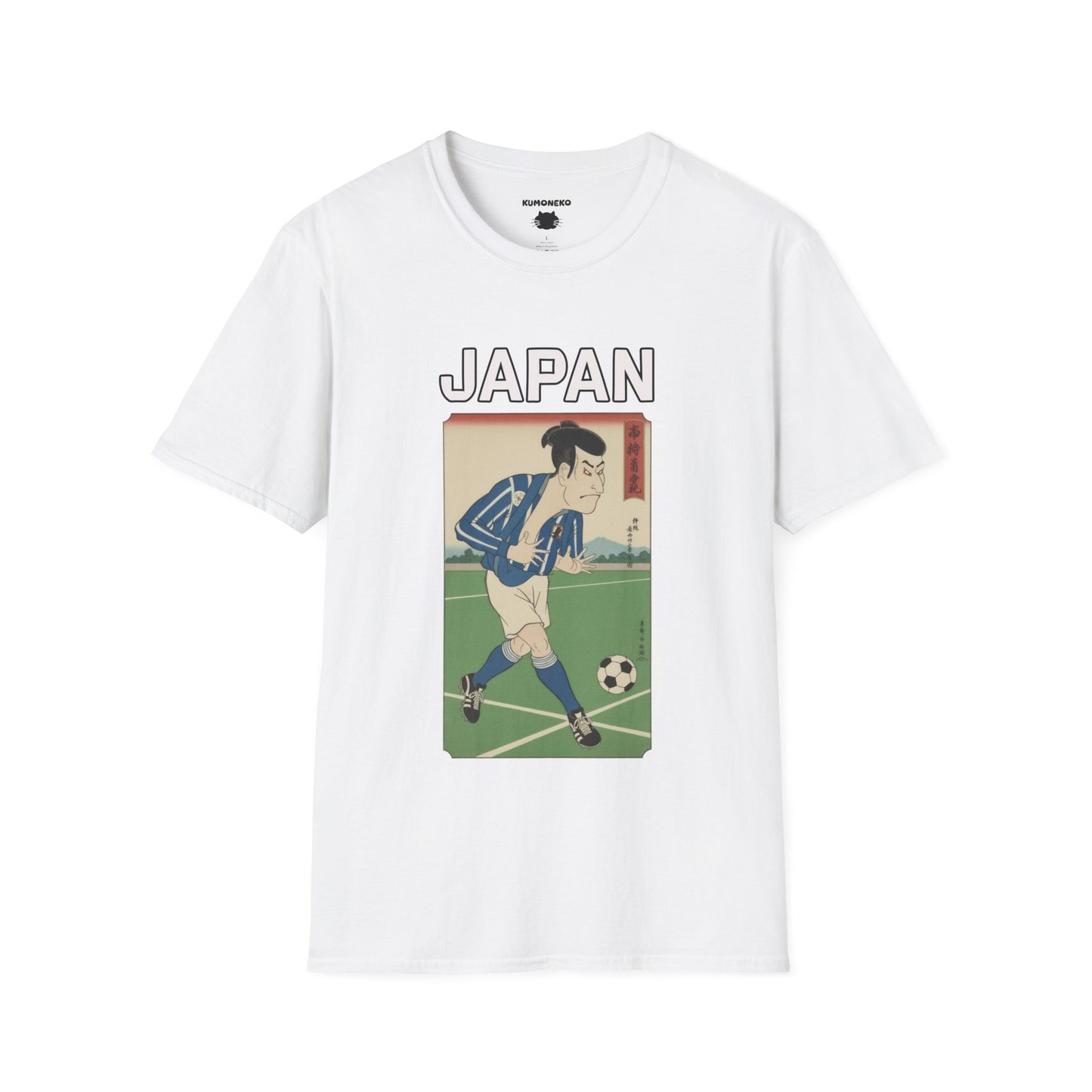 Japan soccer ukiyo-e t-shirt