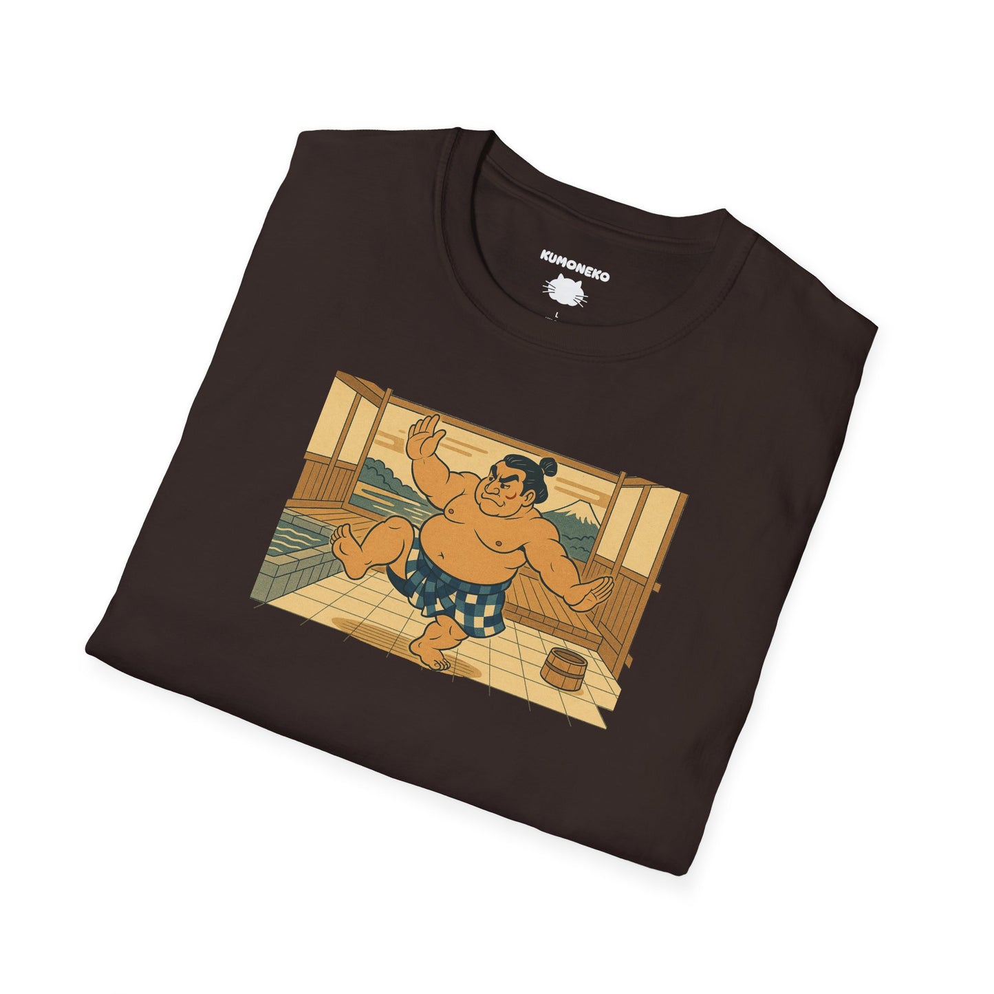 Retro Sumo Wrestler T Shirt
