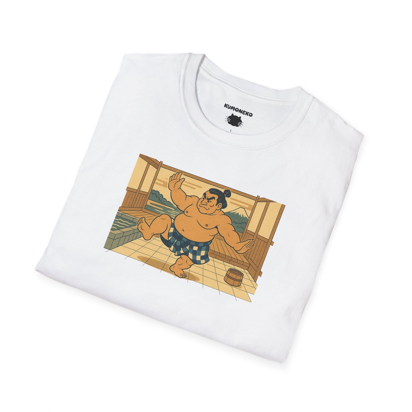 Retro Sumo Wrestler T Shirt