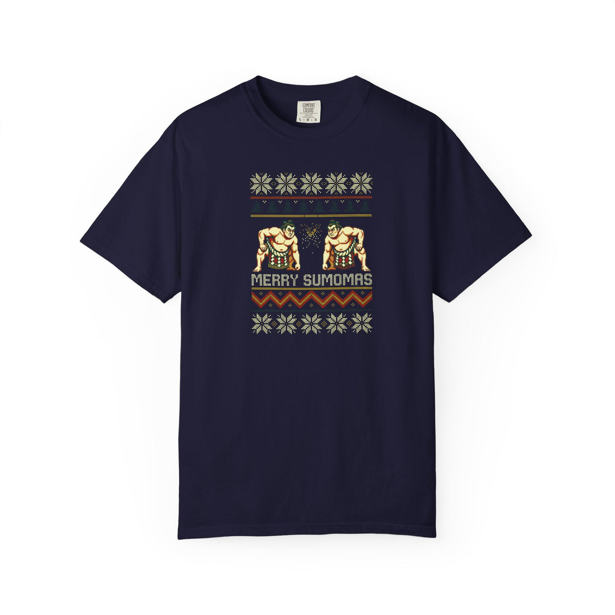Merry Sumomas Pixel Sumo Knit T-Shirt