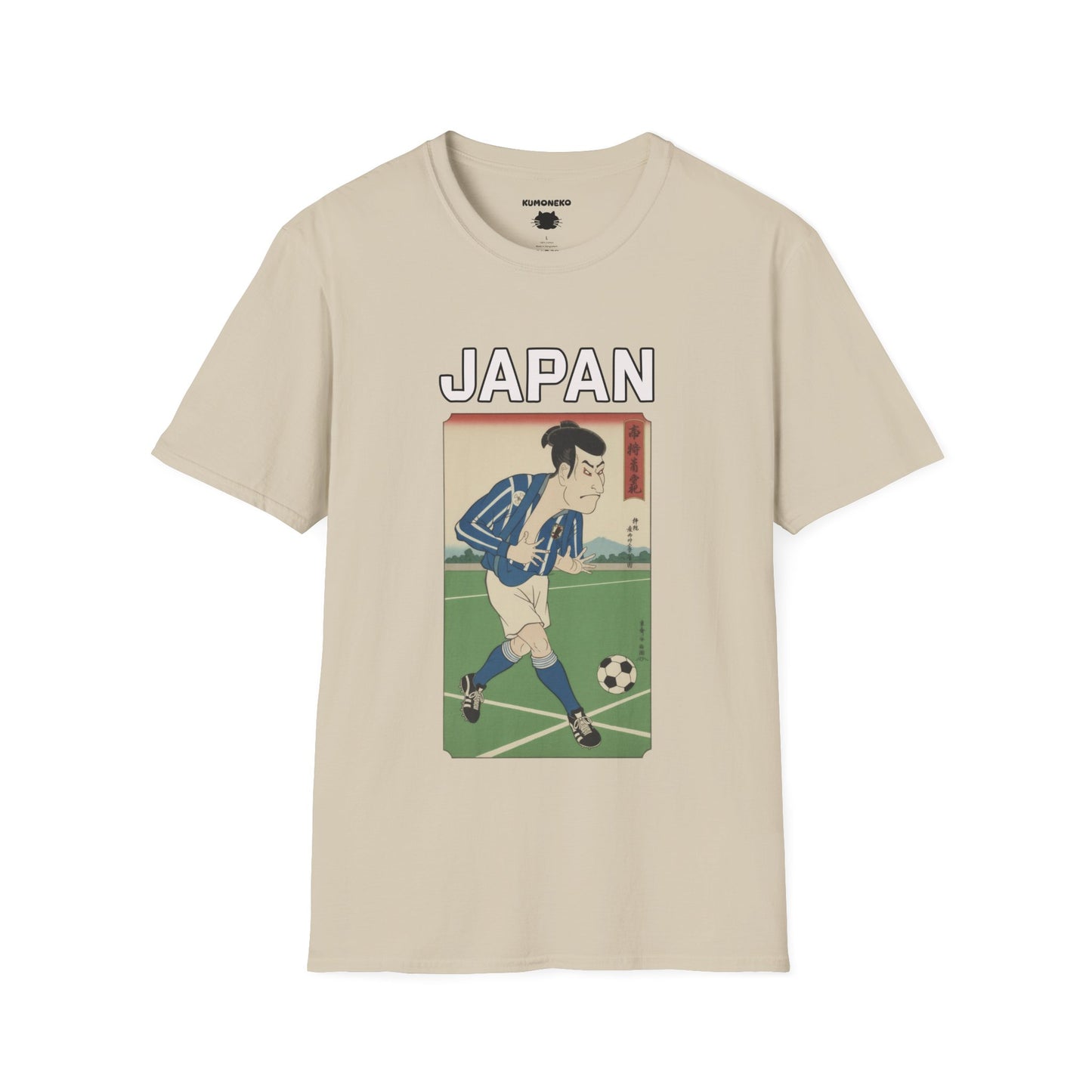 Japan soccer ukiyo-e t-shirt