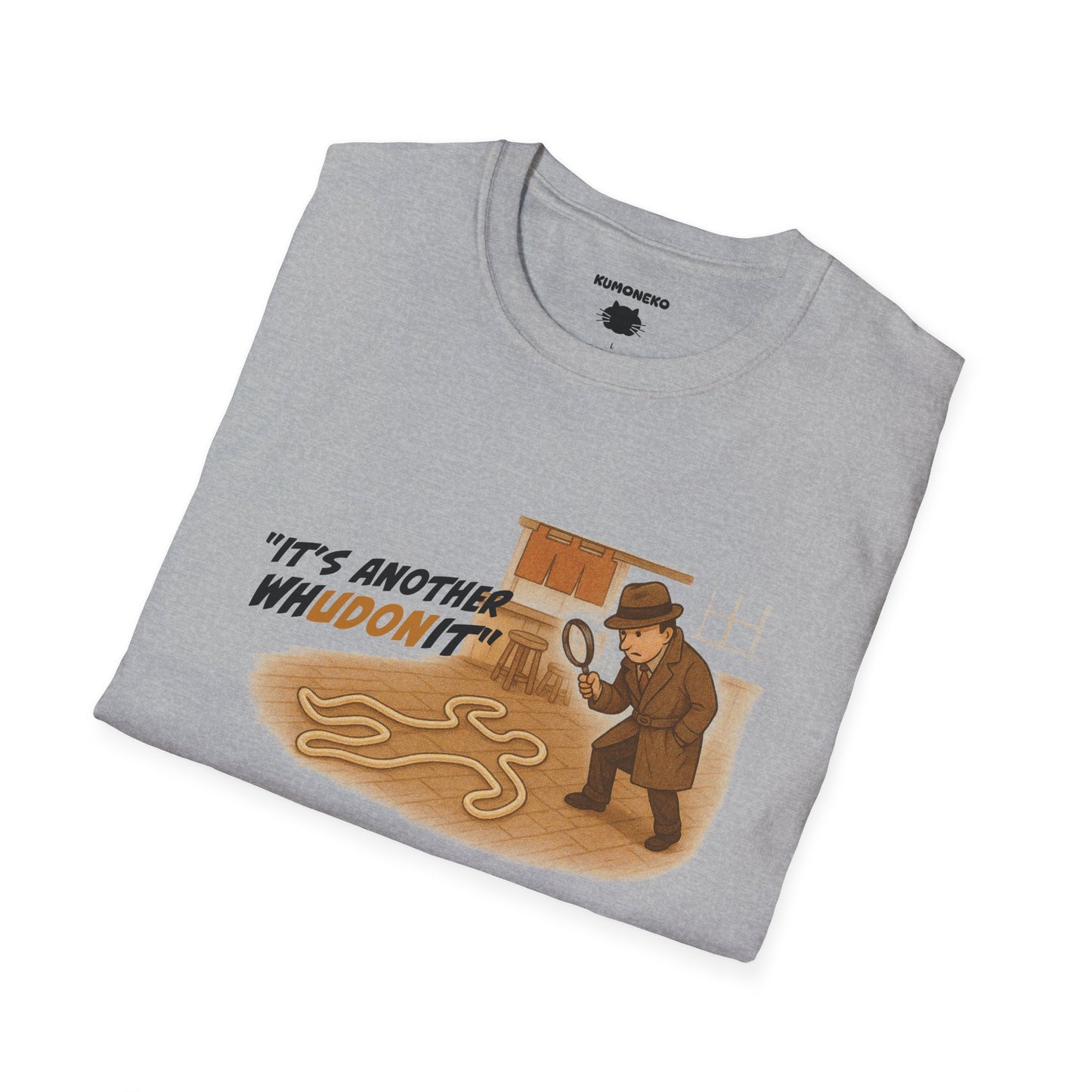 Funny Whodunnit Udon Pun Shirt