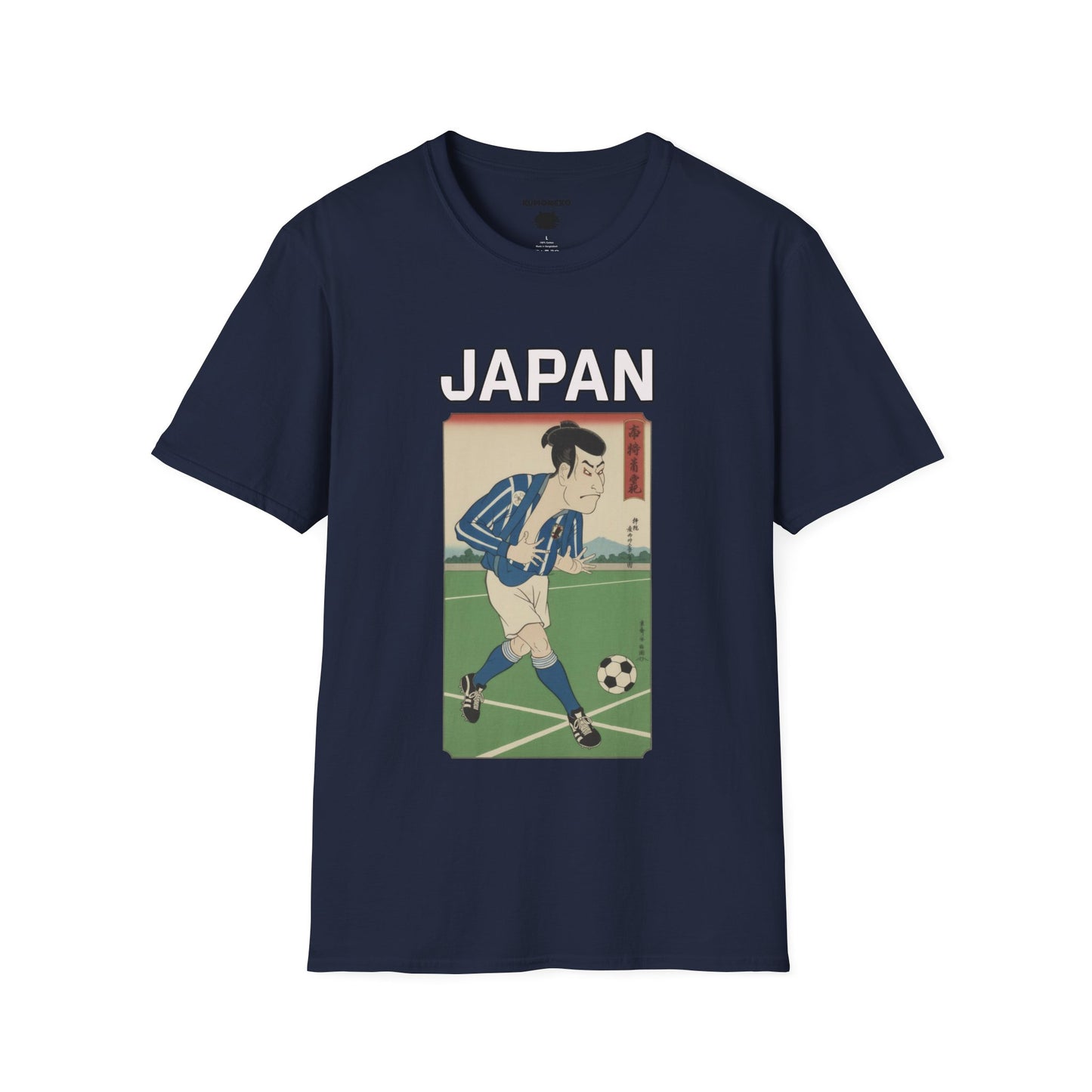 Japan soccer ukiyo-e t-shirt