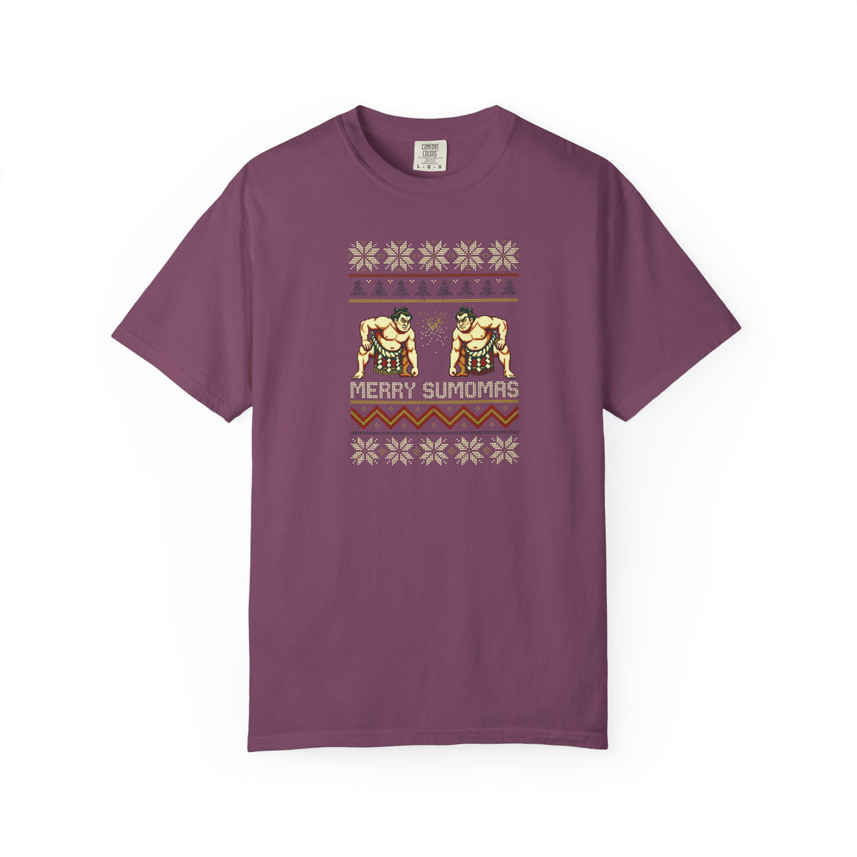 Merry Sumomas Pixel Sumo Knit T-Shirt