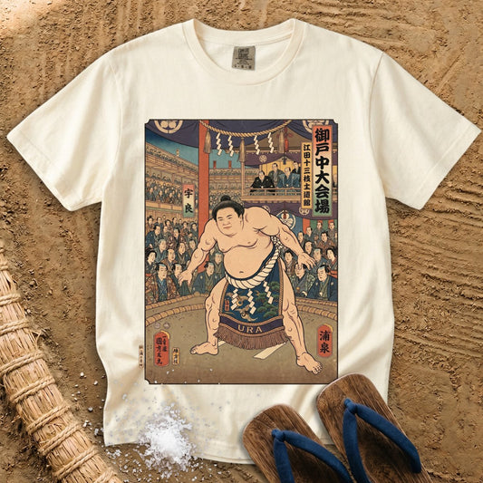 Ura Ukiyo-e Sumo Legend T-Shirt