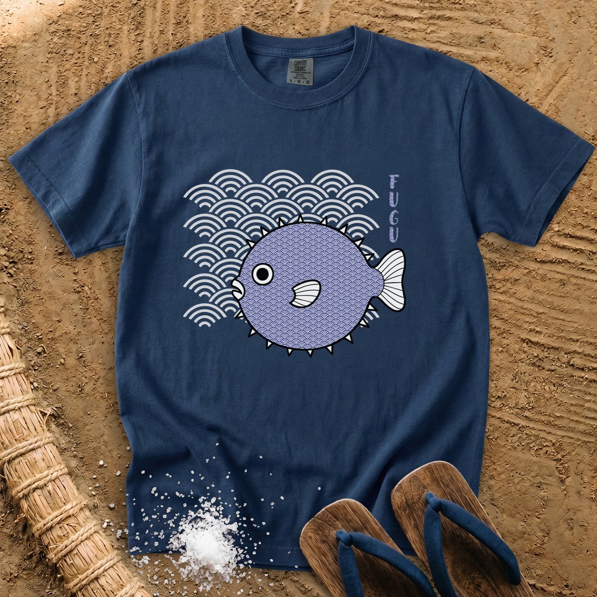 Japanese pattern Fugu T-Shirt